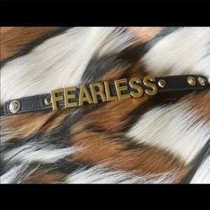 BCBG ‘Fearless’ Leather Bracelet